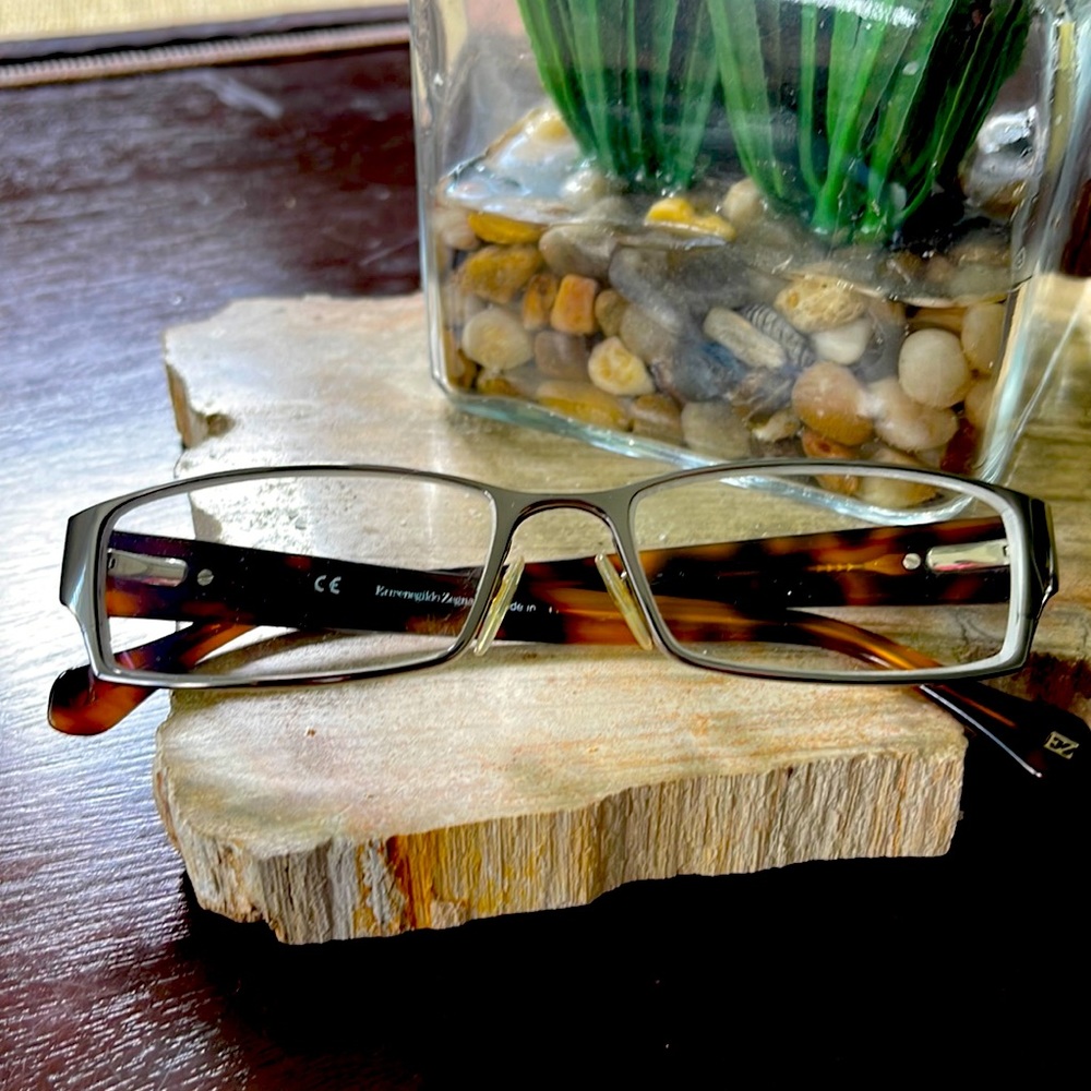 Ermenegildi Zegna prescription glasses and frame with case
